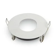 Oprawy, klosze i abażury - v-tac Oprawa Oczko V-TAC Aluminiowa Odlew GU10 mat Okrągła Biała 3612 VT-786 - miniaturka - grafika 1