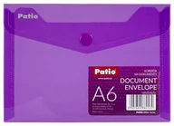 Teczki i skoroszyty - KOPERTA NA DOKUMENTY A6 PATIO PAT6133A/12 FIOLETOWA - miniaturka - grafika 1