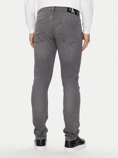 Calvin Klein Jeans Jeansy J30J325730 Szary Slim Fit - Spodnie męskie - miniaturka - grafika 1