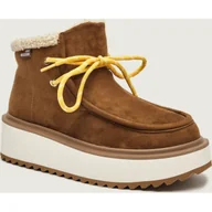 Śniegowce damskie - Love Moschino Śniegowce shearling - miniaturka - grafika 1