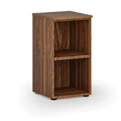 Inne meble biurowe - Regał biurowy PRIMO WOOD, 740 x 400 x 420 mm, orzech - miniaturka - grafika 1