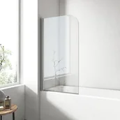 Parawany nawannowe - EMKE - Parawan nawannowy 70x140 cm Pojedynczy obrotowy - Powłoka nano - Chrom - miniaturka - grafika 1