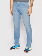 Spodnie męskie - Wrangler Jeansy Texas W12SYI29K Niebieski Slim Fit - miniaturka - grafika 1
