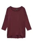 Koszulki i topy damskie - Vero Moda Koszulka w kolorze fioletowym - miniaturka - grafika 1