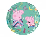 Naczynia i sztućce jednorazowe - GoDan Talerzyki papierowe Świnka Peppa 8szt 4934883 - miniaturka - grafika 1
