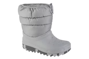 Crocs Classic Neo Puff Boot Kids 207684-007, Dla Chłopca, Śniegowce, Szary - Śniegowce damskie - miniaturka - grafika 1