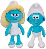 Maskotki i pluszaki - Maskotka Smerfy Smurfy 2 wzory Smurf Smerfetka - 45/30cm - miniaturka - grafika 1