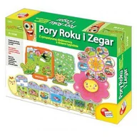 Gry planszowe - Lisciani Giochi Karotka Pory roku i Zegar DA-38480 - miniaturka - grafika 1