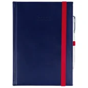 Kalendarze - Kalendarz naucz. 2025/26 A5 Nebraska gumka granat - miniaturka - grafika 1