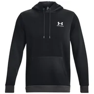 Bluzy sportowe męskie - Męska bluza Under Armour Essential Flc Novelty HD Rozmiar: M / Kolor: czarny - miniaturka - grafika 1