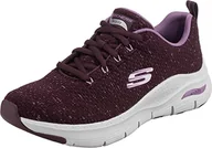 Sneakersy damskie - Skechers Damskie sneakersy Arch Fit, fioletowe, 7 UK - miniaturka - grafika 1
