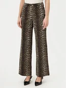 Spodnie damskie - ONLY Spodnie palazzo Madison 15340798 Brązowy Regular Fit - miniaturka - grafika 1