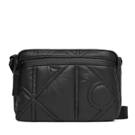 Torby męskie - Saszetka Calvin Klein Puffer Camera Bag LV04D3192G Czarny - miniaturka - grafika 1