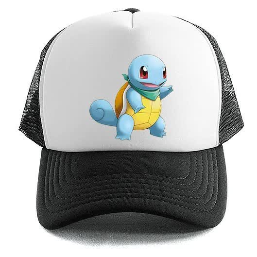 Czapka Czarna Daszek Na Lato Bajkowe Squirtle Wz