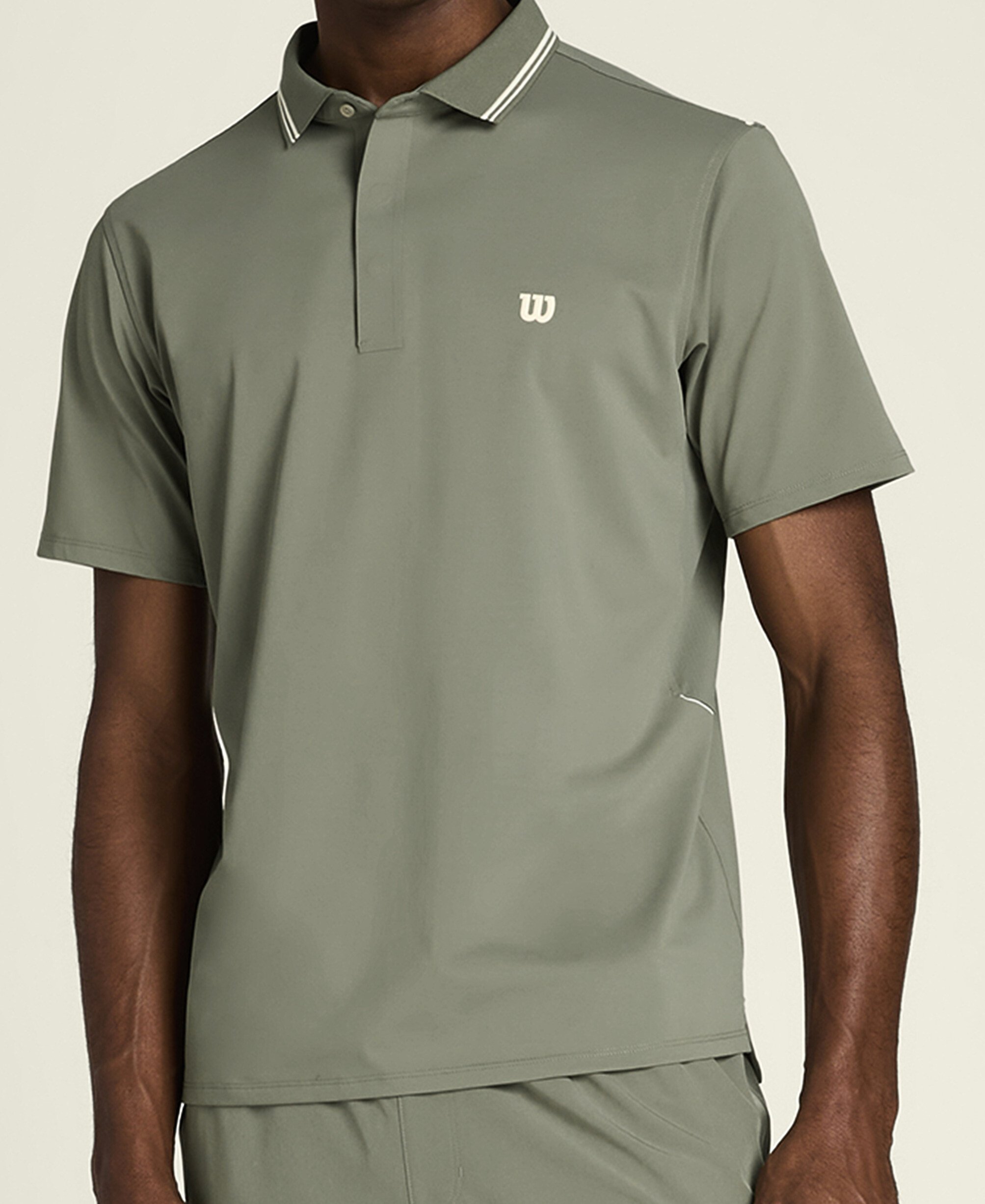 Koszulka męska Wilson M Challengers Technical Polo Vetiver XL