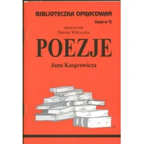 Biblioteczka Opracowań Poezje Jana Kasprowicza - Podręczniki dla liceum - miniaturka - grafika 1