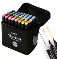Kredki, ołówki, pastele i pisaki - Marker artystyczny alkoholowy dwustronny zestaw 40k M&G - miniaturka - grafika 1