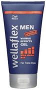 Kosmetyki do stylizacji włosów - Wella Wellaflex Men Visible Effects, żel utrwalający do włosów, 150ml - miniaturka - grafika 1