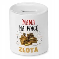 Skarbonki - Skarbonka Dla Mamy na Dzień Mamy Urodziny Prezent z Nadrukiem ze Zdjęciem - miniaturka - grafika 1