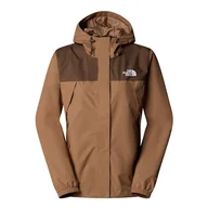 Kurtki i kamizelki sportowe damskie - Kurtka damska The North Face Antora Rain Jacket 0A8BKD5K21 - brązowa - miniaturka - grafika 1