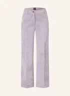 Spodnie damskie - Boss Spodnie Marlena Tacodi Ze Sztruksu lila - BOSS - miniaturka - grafika 1