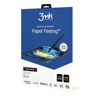 [2 szt.] Folia ochronna na ekran do HUION Kamvas Pro 13  - 3mk Paper Feeling - Akcesoria do tabletów i e-booków - miniaturka - grafika 1