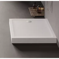 Brodziki prysznicowe - New Trendy B-0531 Brodzik MILD STONE akrylowy prostokątny 140x80x11,5 biały - miniaturka - grafika 1