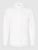 Koszule męskie - Koszula biznesowa o kroju slim fit z diagonalu - miniaturka - grafika 1