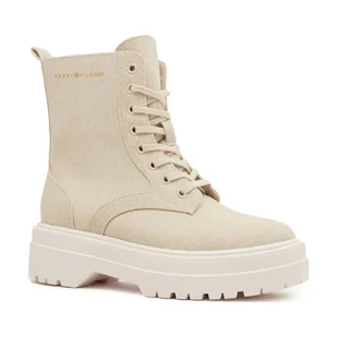 Tommy Hilfiger Botki FEMININE ESSENTIAL C, ACI z dodatkiem skóry - Botki damskie - miniaturka - grafika 1