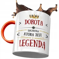 Kubki - Kubek Pomarańczowy Doroty Żony Koleżanki Prezent z Nadrukiem ze Zdjęciem + Opakowanie na prezent (wzór 03) - miniaturka - grafika 1