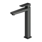 Baterie umywalkowe - Omnires Bateria umywalkowa wysoka Vellon grafit - miniaturka - grafika 1