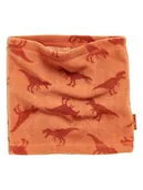 Szaliki i chustki dla dzieci - Playshoes Polarowy szal-koło w kolorze pomarańczowym - miniaturka - grafika 1