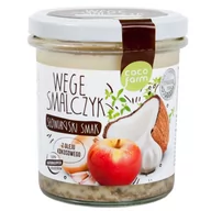 Zdrowa żywność - Coco Farm Smalec Wegetariański Smak Słowiański z Olejem Kokosowym 260g - - miniaturka - grafika 1