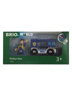 Pociągi dla dzieci - Brio Wóz policyjny - 3+ - miniaturka - grafika 1