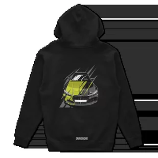 Czarna bluza z kapturem BMW M4 G82-L - Odzież do sportów motorowych - miniaturka - grafika 1
