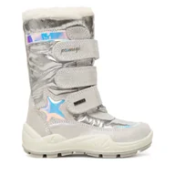 Buty dla dziewczynek - Śniegowce Primigi GORE-TEX 8881666 M Srebrny - miniaturka - grafika 1