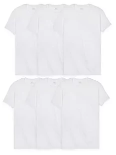 Fruit of the Loom Męski t-shirt Eversoft Cotton Stay Tucked Crew, regularny – 6 szt. w kolorze białym – Coolzone pod pachami, średni, Regular – 6 sztuk białych – Coolzone pod pachami, M - Koszulki męskie - miniaturka - grafika 1