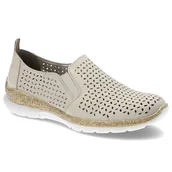 Półbuty damskie - Rieker, Półbuty, N4251-60 Beige, rozmiar 38 - miniaturka - grafika 1