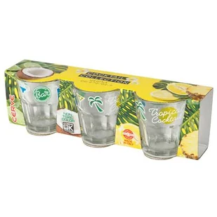 Szklanka niska TROPIC 296 ml 3 sztuki - Szklanki - miniaturka - grafika 1