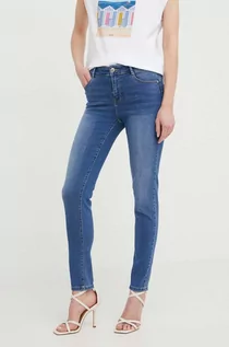 Spodnie damskie - Morgan jeansy damskie kolor niebieski - grafika 1