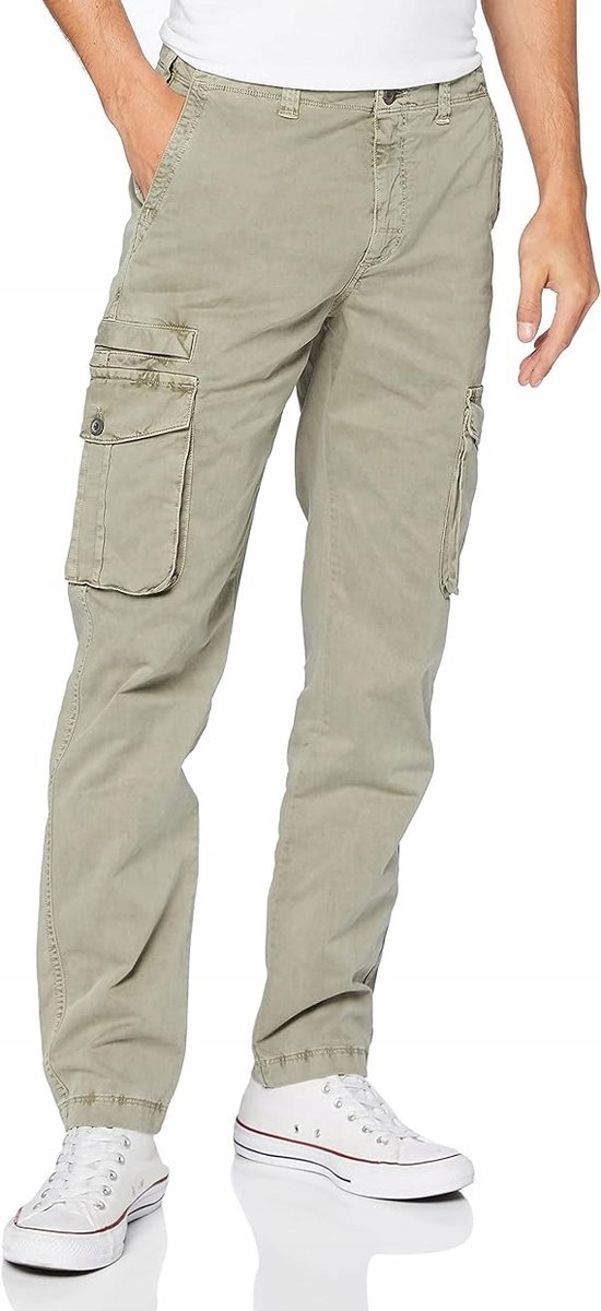 Hkt Męskie Spodnie Proste Szare Długie 38 Żtg