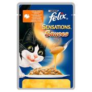 Mokra karma dla kotów - Purina Felix pouch Sensations w sosu 85g - miniaturka - grafika 1