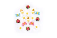 Dodatki do ciast w proszku - Figurki cukrowe Kwiaty polne motyle biedronki - miniaturka - grafika 1