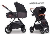 Wózki dziecięce - EasyGo Optimo Air 3w1 Anthracite - miniaturka - grafika 1