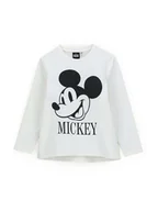 Bluzy dla chłopców - Original Marines Bluzka MICKEY MOUSE DCAV3521F Biały Regular Fit - miniaturka - grafika 1