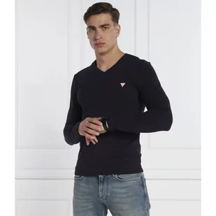 GUESS Longsleeve | Slim Fit - Koszulki męskie - miniaturka - grafika 1
