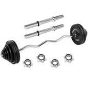 Hantle i ciężarki - Movit Zestaw Hantli, Żeliwo, 30 Mm, 70 Kg - miniaturka - grafika 1