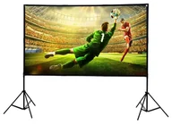 Ekrany projekcyjne - EXTRALINK FOLDABLE PROJECTION SCREEN 72'' 16:9, 160x90cm, WHITE, WITH STAND, PSF-72 - miniaturka - grafika 1