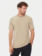 Koszulki męskie - Boss T-Shirt Thompson 01 50468347 Brązowy Regular Fit - miniaturka - grafika 1
