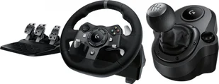 Kierownica Logitech G920 Driving Force 941-000123 + Shifter G29, G920 Driving Force 941-000130 - Kontrolery gier na PC - miniaturka - grafika 1